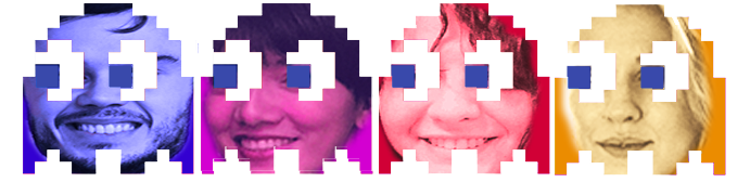 Reinterpretación de los ghosts del pacman